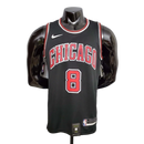 Camisa Regata Chicago Bulls Preta e Vermelha - Nike - Masculina