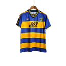 Camisa Retrô Parma Home Champion 2001/02 Masculino Azul e Amarelo
