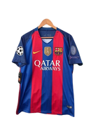 Camisa Retrô Barcelona I Home Nike 2016/17 Masculino Azul Grená